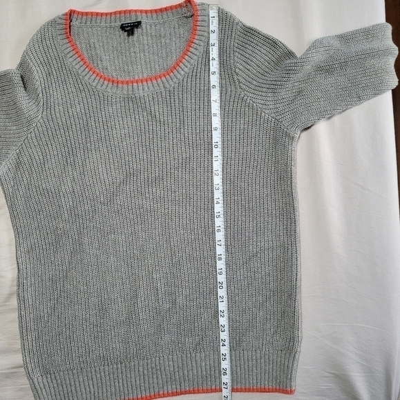 Torrid Chunky Knit Sweater Gray 2 - Picture 7 of 7